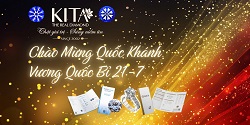 THÁNG 7 — KIM CƯƠNG KITA & QUỐC KHÁNH VƯƠNG QUỐC BỈ 21/7  