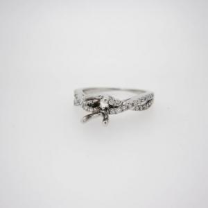 Vỏ Nhẫn Kim Cương Vàng Trắng